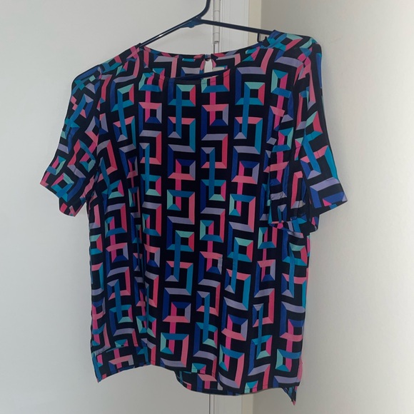 Amanda Uprichard Tops - Amanda Uprichard multicolor 100% silk shirt